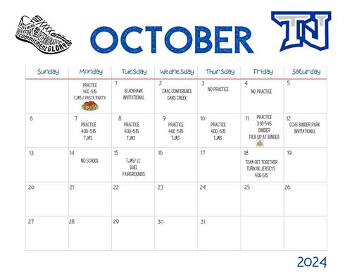 October Calendar